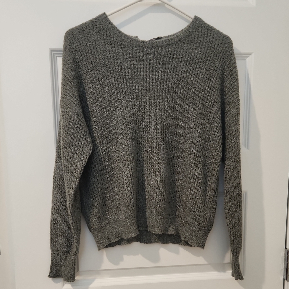 Sweet Wanderer Sagey Green Knit Sweater!